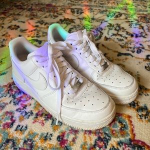 white nike air force ones